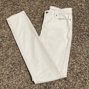 White joe boxer push up skinny jeans